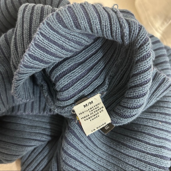 REQUEST Cerulean Knot Ribbed Stretch Sweater - Picture 8 of 9